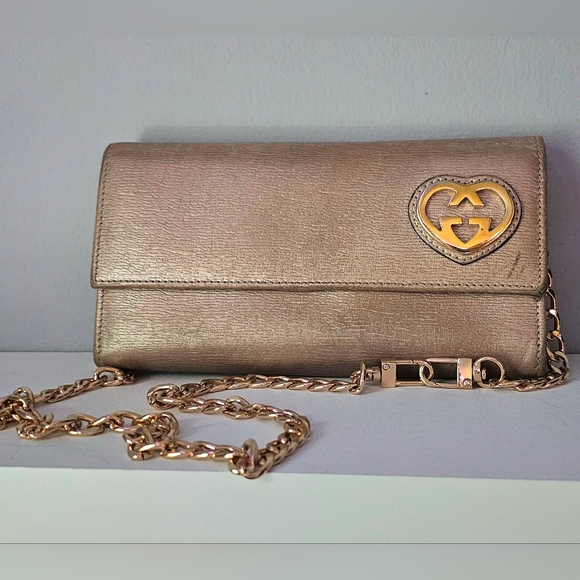 GUCCI HEART💋- Rose Gold Heart GG's - Picture 9 of 9